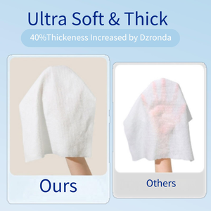 Lingettes démaquillantes cosmétiques rafraîchissantes de haute qualité pour peaux sensibles, lingettes humides pour les voyages - Product Image 2