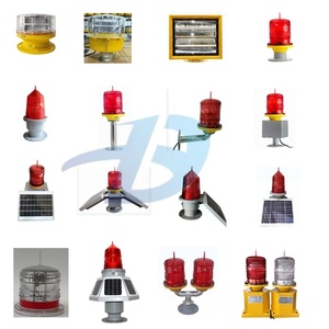 Luz de obstrucción <span class=keywords><strong>LED</strong></span> <span class=keywords><strong>solar</strong></span> de intensidad media Luz de tráfico de aviación roja Radar marino <span class=keywords><strong>L</strong></span>ámpara <span class=keywords><strong>solar</strong></span> de puerto con alta visibilidad - Product Image 2