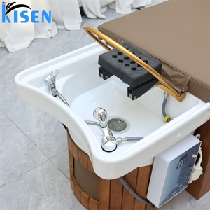 เตียงสระผม KISEN รุ่น Professional Modern พร้อมอุปกรณ์สปาสำหรับศีรษะและเท้า  พร้อมอุปกรณ์นวดแผนไทย สำหรับร้านเสริมสวย - Product Image 4