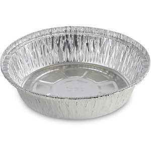 Boardwalk 24 Onzas Contenedores Redondos de Aluminio para Llevar de 7 Pulgadas X 1.46 pulgadas Plata-500/Cartón - Product Image 6