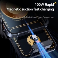 Chargeurs sans fil 2025 pour 16 Pro, chargeur magnétique D1S personnalisé, charge rapide automatique par induction