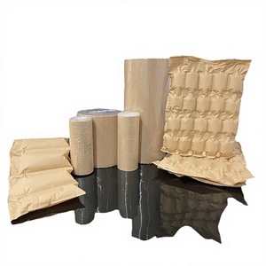 Film d'emballage en papier à bulles gonflable, personnalisé, écologique, biodégradable, double face, enroulable, pour coussin d'air métallique - Product Image 4