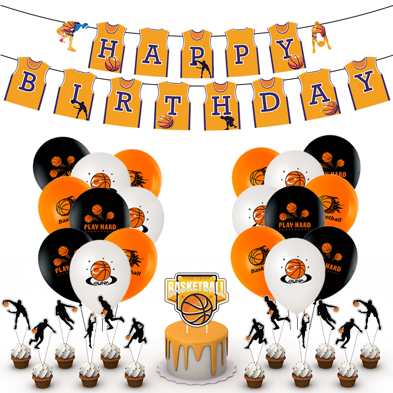 2 drapeau-tirant + spirale 6 pièces + gâteau drapeau + ballon 18 pièces