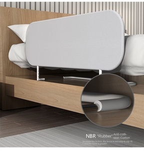 Binario del <span class=keywords><strong>letto</strong></span> senza installazione per bambini Anti-caduta Guardrail portatile pieghevole <span class=keywords><strong>da</strong></span> <span class=keywords><strong>viaggio</strong></span> bambino <span class=keywords><strong>barriera</strong></span> di sicurezza in poliestere 65cm - Product Image 5