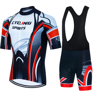 Heren Korte Mouw Wielershirt Bike Pak Maillot Ropa Ciclismo Cycle Kleding Fiets Shirts - Product Image 4