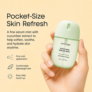 Soin Hydratant Quotidien Rafraîchissant Apaise les Peaux Sensibles Rougeâtres Soulage Rapidement la Sécheresse et les Taches Sérum Brume Apaisant à l'Extrait de Concombre - Product Image 5