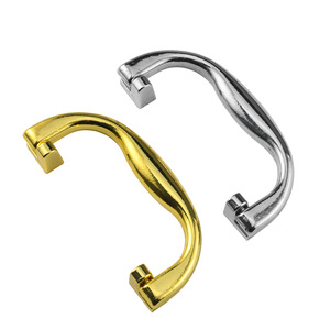Modern Minimalist Industrial Style <b>Cabinet</b> Door Handle 85mm Hole Spacing Zinc Alloy Bar Shape <b>Gold</b> And Silver - Product Image 5