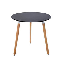 Vente directe d'usine Chambre d'hôtel Mdf Table basse d'appoint Table d'angle en bois Ensemble de table à manger