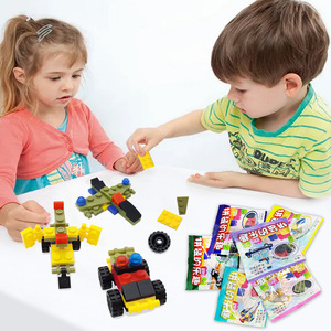 Ensemble de jouets de construction en blocs, 6 pièces, éducatif, pour enfants de 5 à 7 ans, unisexe - Product Image 1