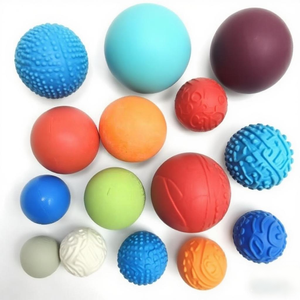 Tùy Chỉnh Mini Độ Đàn Hồi Cao Bóng Đồ Chơi Silicone Tự Nhiên Cao Su Nhỏ Cứng Nảy Bóng In Logo Pet Dog Đồ Chơi - Product Image 2