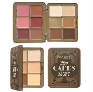 Palette de fard à joues et correcteur de crème et de contour Palette de maquillage Sans cruauté - Product Image 6