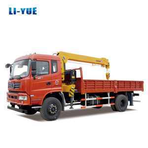 Dongfeng 4x2 170 HP Cummins Moteur 5 Tonnes camion À <span class=keywords><strong>Benne</strong></span> Basculante avec <span class=keywords><strong>Grue</strong></span> Montée - Product Image 6