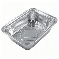 Boîte à lunch en aluminium résistant aux hautes températures, compatible four, récipient en aluminium non revêtu pour la cuisson au four