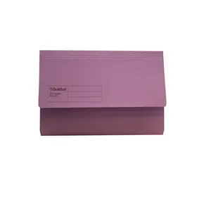 마닐라 종이 문서 지갑, 285gsm, Foolscap-모듬 색상, 50 개 팩