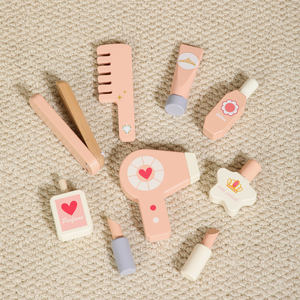 Table <span class=keywords><strong>de</strong></span> <span class=keywords><strong>maquillage</strong></span> rose en bois pour enfants, <span class=keywords><strong>jeu</strong></span> <span class=keywords><strong>de</strong></span> simulation <span class=keywords><strong>de</strong></span> rôle, <span class=keywords><strong>jeu</strong></span> éducatif, faire semblant <span class=keywords><strong>de</strong></span> se maquiller, cadeau pour les petites filles - Product Image 5