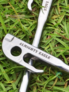Multi-functional Stainless Steel <b>Tent</b> Peg High-Strength Fixed Rope D-Grip Handle for Outdoor Camping <b>Canopy</b> Nails-Industrial - Product Image 2