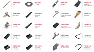 Repuestos para Empacadoras 700146519 RESISTANCE GRASS 475MM LONGITUD TOTAL para Empacadoras AGCO MF2270 1 Año de Garantía 5.672kg China - Product Image 3