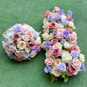Promesa Nuevos Centros de mesa personalizados Bola de flores artificiales Evento DE BODA Decorativo - Product Image 3