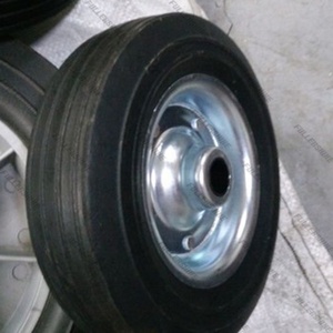 Rueda de neumático de goma sólida de 8 pulgadas de alta resistencia al desgaste para Carro con llanta de plástico 8 "X <span class=keywords><strong>2</strong></span>,<span class=keywords><strong>2</strong></span>" - Product Image 3