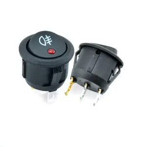 23MM Round Electric M20 Rocker Switch With 12V LED Rear Fog Marking