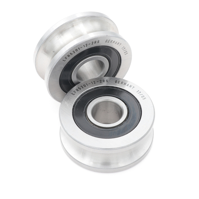LFR5201-12KDD LFR5201-12NPP Ball Bearing 12x35x15.9mm Sliding Track U Type groove Track Roller Bearing LFR5201