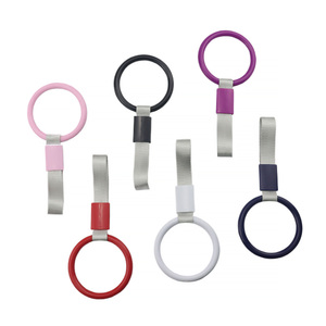 1 unidad de asa circular JDM para muñeca con anillo de elevación de nailon, asa para coche con anillo colgante, accesorios para coche - Product Image 6