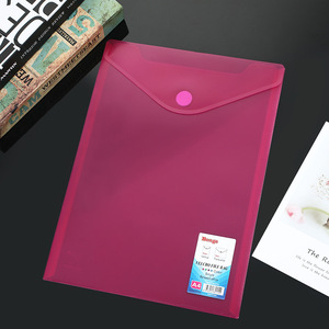 Bán buôn PP trong suốt A4 tập tin văn phòng túi với cho Velcro Fastener lưu trữ không thấm nước Túi Hợp Đồng Trong Kho màu - Product Image 6