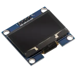 Modul LCD tampilan resolusi I2C 1.3x64 layar OLED 128 inci