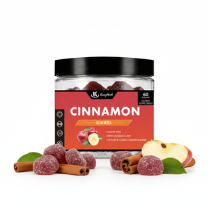 Kangherb OEM/ODM Extracto de Canela de Ceilán Sin Azúcar Añadido, Apto para Dietas Keto y Diabéticas, 60 Gomitas de Canela - Product Image 1