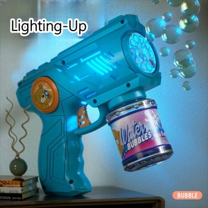 Pistolet mitrailleur <span class=keywords><strong>à</strong></span> <span class=keywords><strong>bulles</strong></span> jouets pistolet <span class=keywords><strong>à</strong></span> <span class=keywords><strong>bulles</strong></span> lumineux pistolet <span class=keywords><strong>à</strong></span> <span class=keywords><strong>bulles</strong></span> Blaster faisant jouet intérieur extérieur jouant pour enfants enfants plastique ABS - Product Image 2