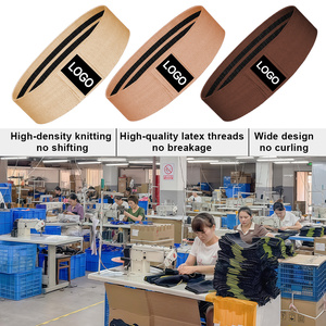 Bandes de Résistance en Tissu Antidérapant pour Hanches et Fessiers – Ensemble pour Squats, Entraînement des Jambes, Gym à Domicile, Fitness – Logo Personnalisé - Product Image 3