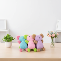 Jouets en peluche couineurs pour chiens en gros - Animaux en velours côtelé colorés avec papier froissé, jouets interactifs pour le jeu de rapport et de traction pour chiens