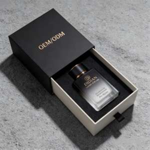 Atomizador de Perfume Portátil Personalizado con Logotipo, MOQ Bajo, Envase Cosmético Vacío de 100 ml, 30 ml, Botellas de Perfume Negras Esmeriladas de 50 ml con Caja - Product Image 3