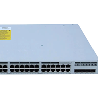 Tersedia 176Gbps 48 Port Gigabit Ethernet LACP SNMP Stackable VLAN Enterprise Core Network C9200L 48T 4X E Network Switch