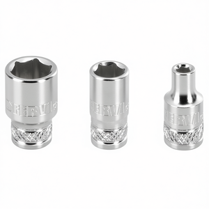 Fervi Hexagon <b>Socket</b> Wrench Normal Series 1/4 Inch Drive Metric Set - Product Image 2