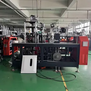 Máquina De Produção De Copo De Café De Fabricação De Máquina De Copo De Papel De Média Velocidade Automático Ultrassônico Para Produzir Copos De Papel Descartáveis