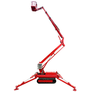 Ce được phê duyệt điện Boom Lift làm việc không khí nền tảng với Crawler - Product Image 1