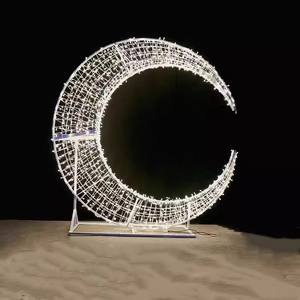 Noël LED Lune Motif Lumières Vacances Éclairage Décoratif <span class=keywords><strong>Père</strong></span> Noël Lumières Pour La Décoration Du Nouvel An - Product Image 1