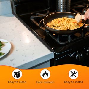 Cubiertas Ajustables de Acero Inoxidable Resistentes al Calor para el Espacio entre la Estufa y la Encimera de Cocina, Juego de 2 Piezas - Product Image 4