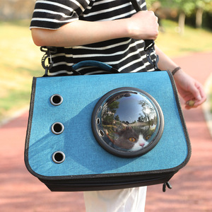 Ba Lô Xách Tay ba lỗ thoáng khí trong suốt mở rộng mèo tàu sân bay Túi tàu vũ trụ vật nuôi du lịch tàu sân bay - Product Image 5