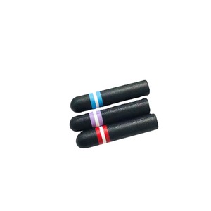 ปลายเชือกพลาสติกรูปทรงกระสุนขนาด 4 มม. สำหรับหมวกและเสื้อโค้ท พร้อมแถบสี - Product Image 3