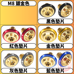 Pernos de Espejo de Acero Inoxidable SUS304 SOMOTO Taiwán |   Serie M8 |    Rosca Derecha |   Acabado en Oro PVD, TIB, BKP y Dorado, Ajuste Universal - Product Image 4