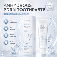 Dentifrice PDRN Anhydre Marque Blanche OEM, Complexe ADN de Saumon, Soin Buccal Quotidien Réparateur Minéral Blanchissant Actif 120g