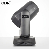 Projecteur à tête mobile 380W/311W Beam 2 °   Projecteur de scène professionnel à double prisme à angle de faisceau étroit, 16 canaux DMX, pour location et événements