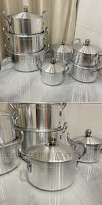 Ollas de Cocina de Alta Calidad, Juego de Ollas Antiadherentes de Aluminio, <span class=keywords><strong>Olla</strong></span> para Sopa, Juego de Utensilios de Cocina, Cacerolas, <span class=keywords><strong>Olla</strong></span> en Oferta - Product Image 4