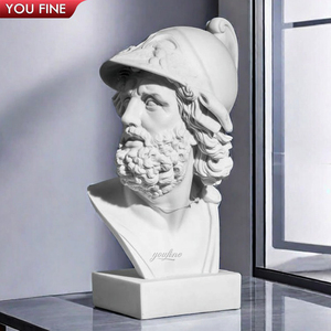 Forma classica Marmo Eirene Statua Dea della Pace Del Busto Scultura - Product Image 4