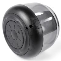 Altavoz Portátil para Exteriores con Luz LED, Mini Altavoz Bluetooth, Altavoz Portátil de Metal con Bajos Potentes