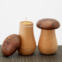 Distributeur de cure-dents en forme de champignon, design vintage créatif, pour la décoration de table