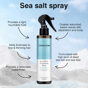 Tùy Chỉnh Hữu Cơ Tự Nhiên Muối Biển Tạo Kiểu Kem Dưỡng Da Tóc Dày Kết Cấu Bãi Biển Sóng Curl Kết Cấu Thân Thiện Với Môi Muối Biển Phun - Product Image 3