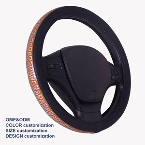Cubierta Iridiscente para Ruedas de Coche de 3 Radios, PU Premium con Barras Reflectantes Holográficas, Estilo Cyberpunk, Ajuste Universal - Product Image 1